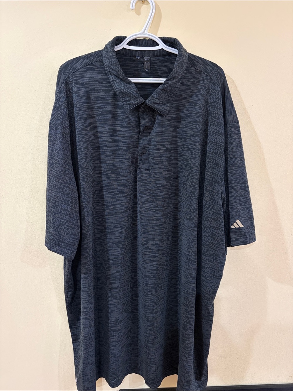 adidas Men's Charcoal Heather Performance Polo